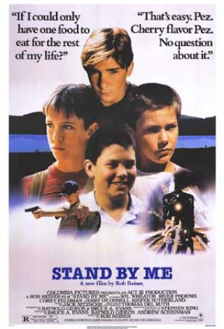 Stań przy mnie (1986) – plakat