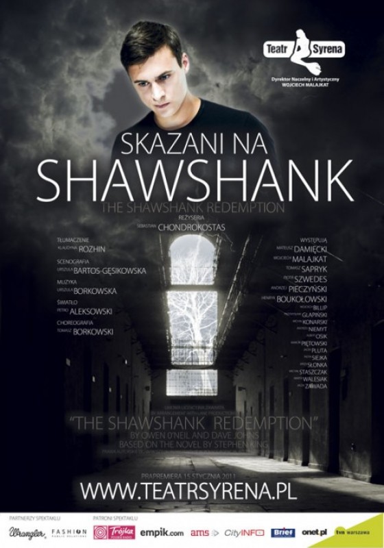 Plakat spektaklu Skazani na Shawshank
