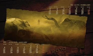 Kalendarz 2010 styczeń luty