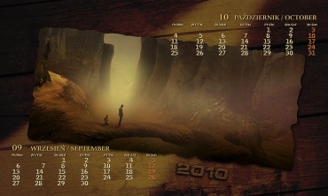 Kalendarz 2010 wrzesień październik