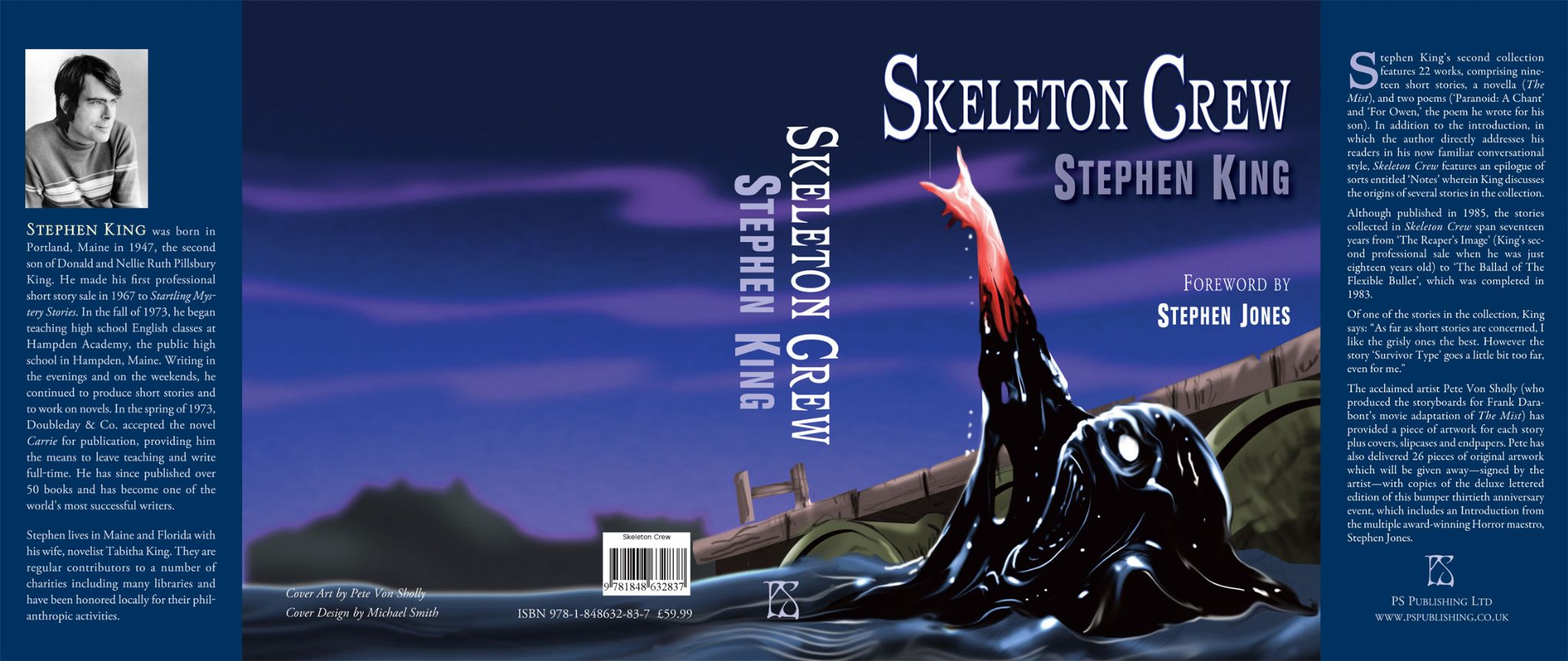 Кинг команда скелетов. Skeleton Crew сборник. The Stephen King illustrated Companion.